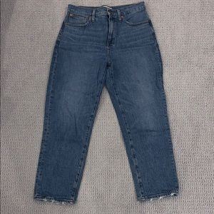 Madewell classic fit straight jean